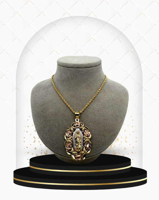 18K Gold - Jesus Crucifix Necklace
