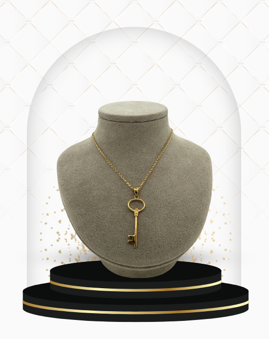18K Gold - Key to Your Heart Necklace
